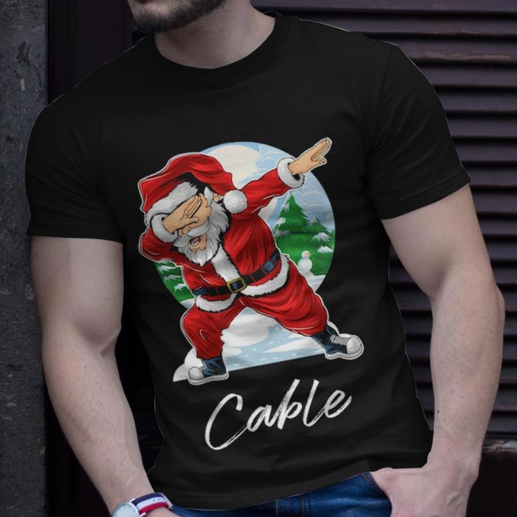 Cable Name Gift Santa Cable Unisex T-Shirt Gifts for Him