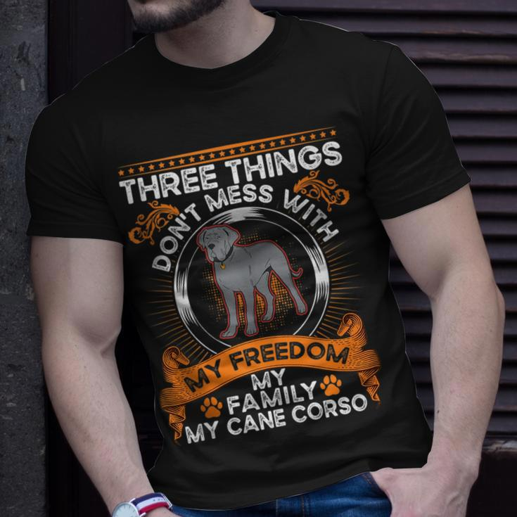Cane Corso Family Italian Mastiff Italian Moloss Cane Corso Unisex T-Shirt Gifts for Him