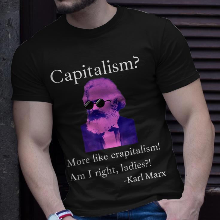 Capitalism More Like Crapitalism | Capitalism Sucks Unisex T-Shirt Gifts for Him
