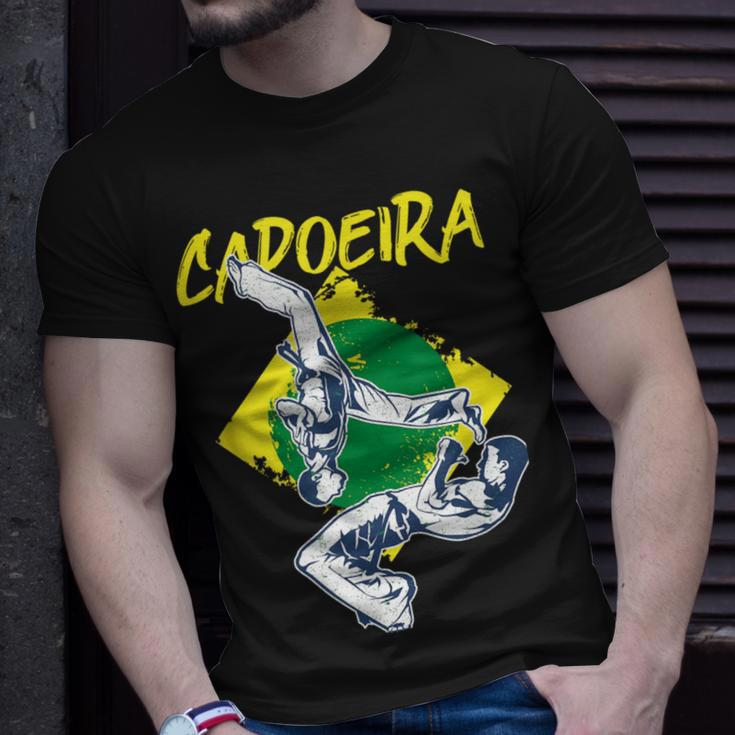 Capoeira Brazilian Flag Fight Capo Ginga Music Martial Arts T-Shirt Gifts for Him