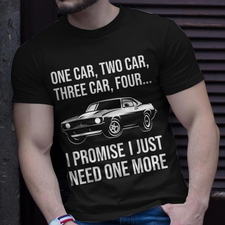 Car Guy I Promise I Just Need One More Muscle Car Lover T-shirt Gifts for Him