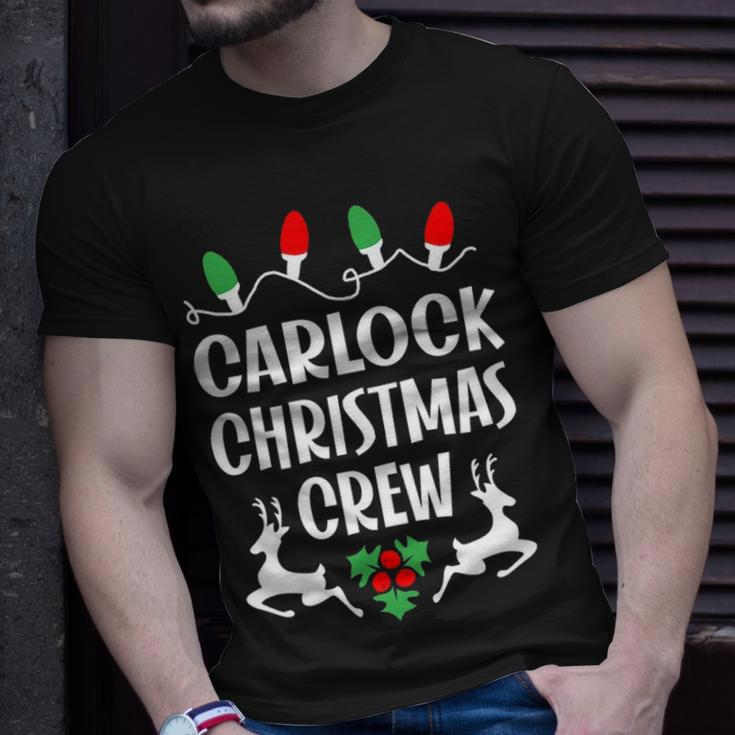 Carlock Name Gift Christmas Crew Carlock Unisex T-Shirt Gifts for Him