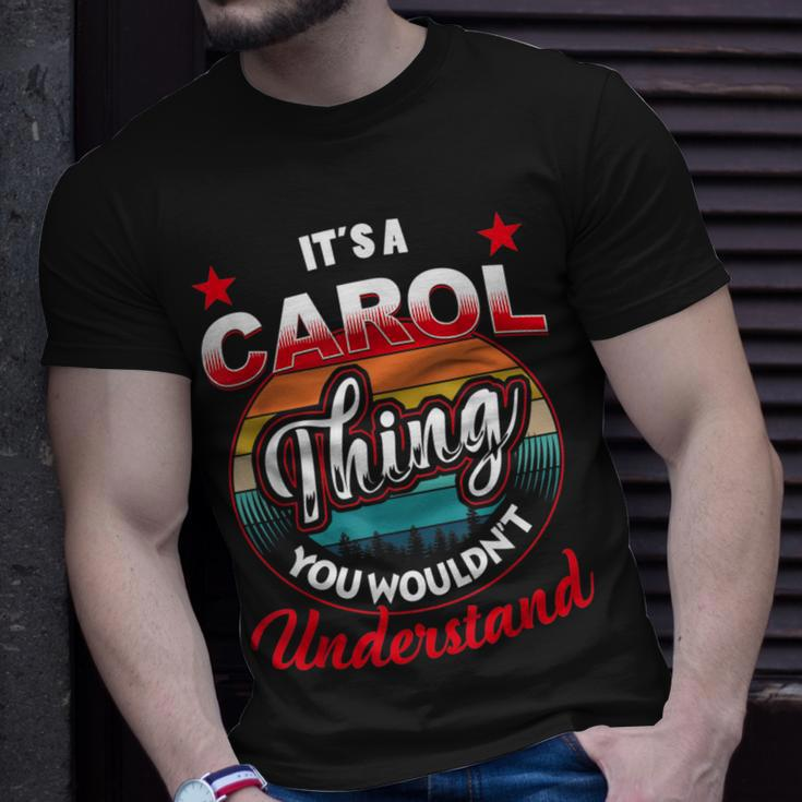 Carol Retro Name Its A Carol Thing Unisex T-Shirt Gifts for Him