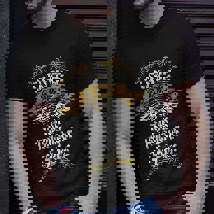 Carter Blood Runs Through My Veins T-Shirt Gifts for Him