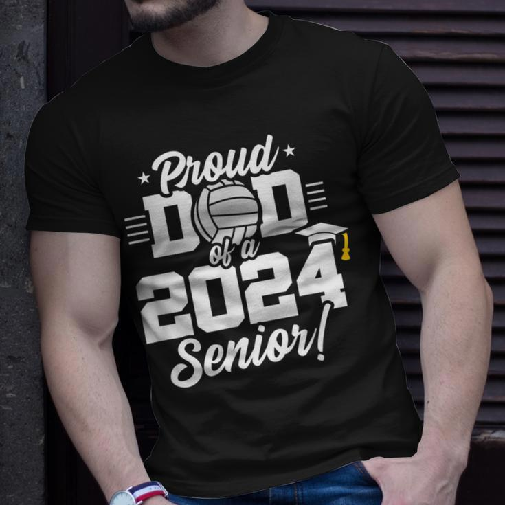 Class Of 2024 Senior Year Volleyball Dad Senior 2024 T-Shirt Gifts for Him