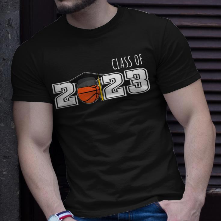 Class Of 2023 Basketball Senior Senior 2023 Basketball Unisex T-Shirt Gifts for Him
