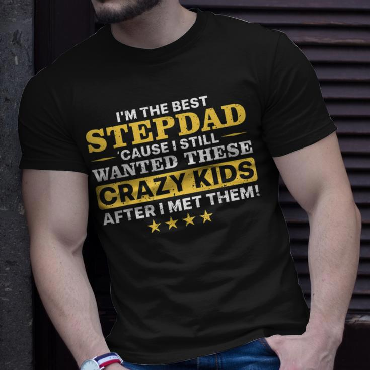 Cool Stepdad For Men Father Step Dad Parenthood Stepfather Unisex T-Shirt Gifts for Him