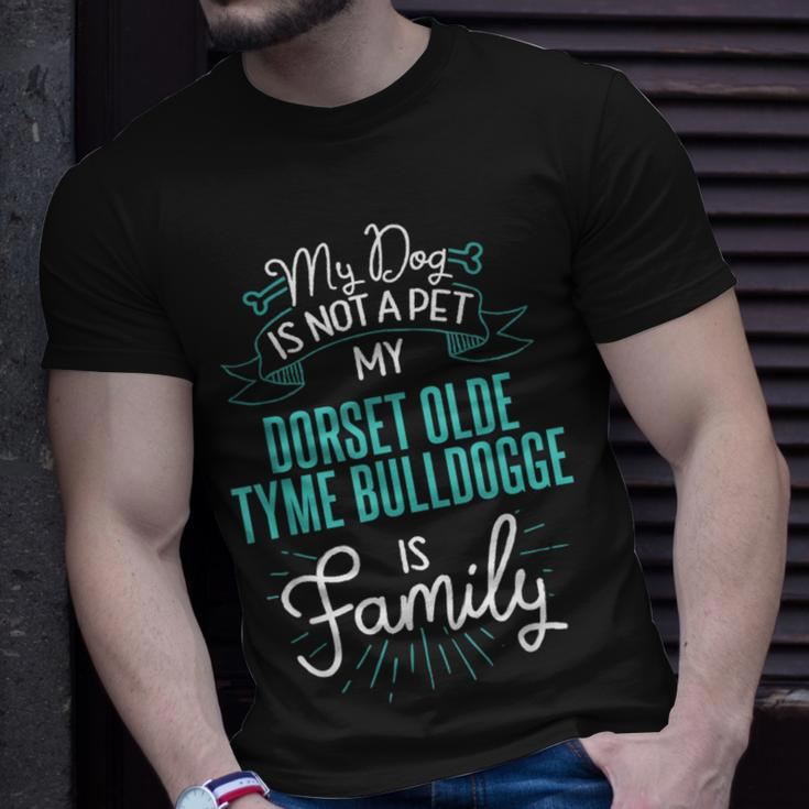 Cute Dorset Olde Tyme Bulldogge Family Dog T-Shirt Gifts for Him