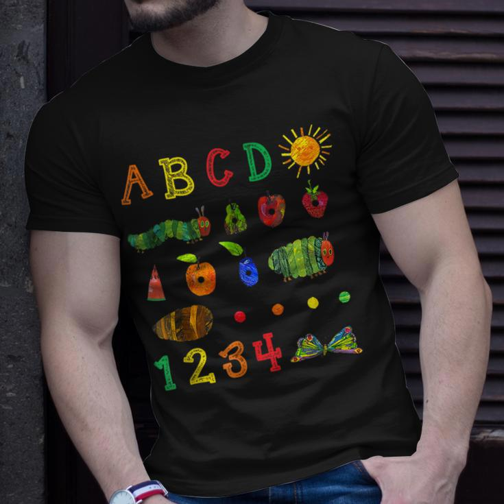 Cute Hungry Caterpillar Transformation Back To School Unisex T-Shirt Gifts for Him
