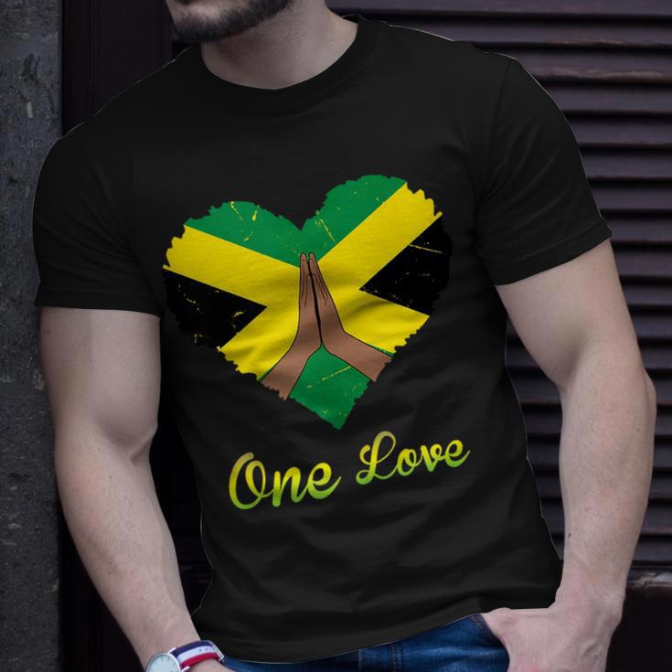 Cute Jamaican One Love Meditation Meditation Funny Gifts Unisex T-Shirt Gifts for Him