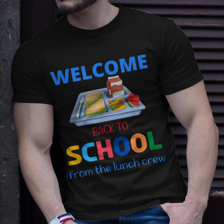 Cute Welcome Back To School From The Lunch Crew Lunch Lady Unisex T-Shirt Gifts for Him