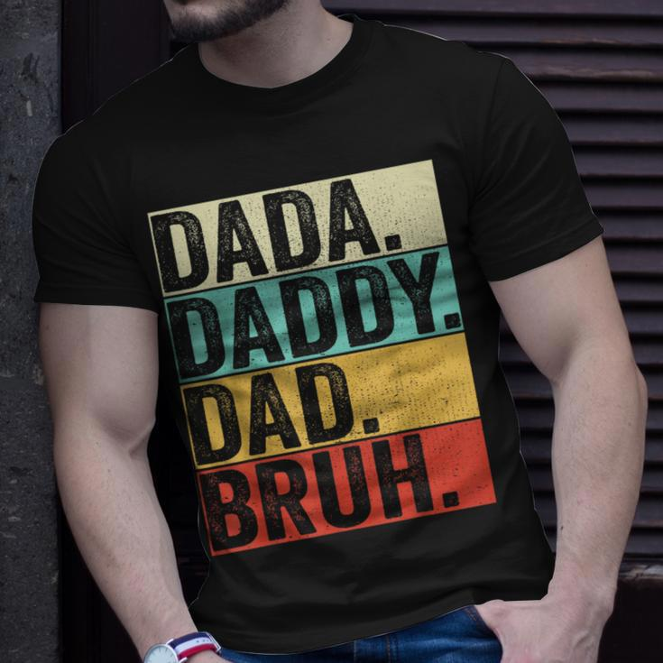 Dada Daddy Dad Bruh Husband Men Fathers Day Funny Father Unisex T-Shirt Gifts for Him