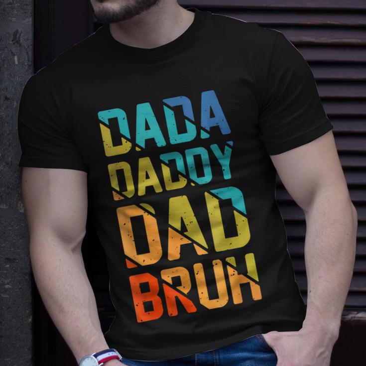 Dada Daddy Dad Bruh Vintage Funny Amazing Fathers Day Gift Unisex T-Shirt Gifts for Him