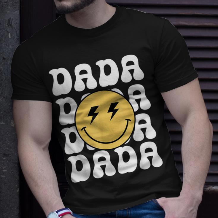 Dada One Happy Dude Birthday Theme Family Matching T-Shirt Gifts for Him