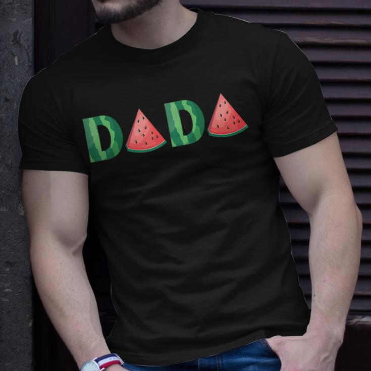 Dada Watermelon Funny Summer Fruit Gift Great Fathers Day Unisex T-Shirt Gifts for Him