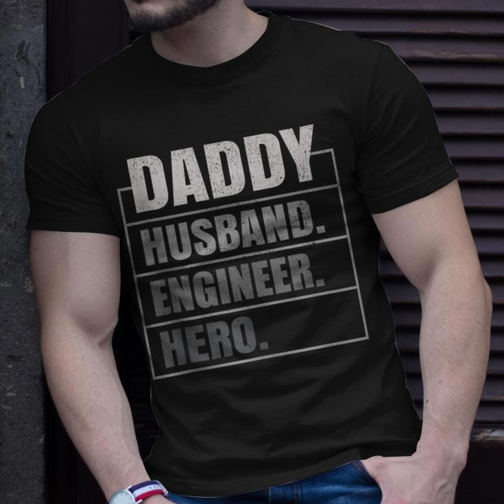 Daddy Husband Engineer Hero Fathers Day Gift For Women Unisex T-Shirt Gifts for Him