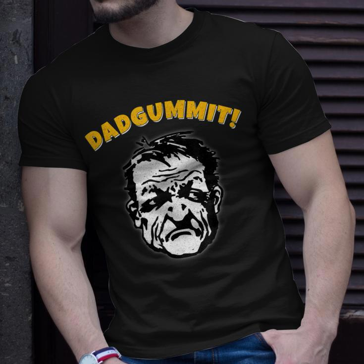 Dadgummit Gosh Darn Grumpy Old Man Southern Funny Vintage Unisex T-Shirt Gifts for Him