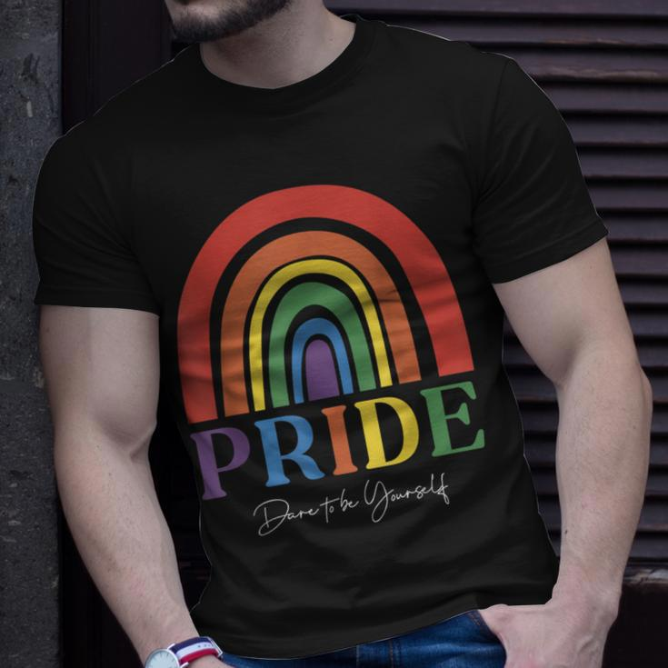 Dare To Be Yourself Love Is Love Gay Pride Month Lgbtq T-Shirt Gifts for Him
