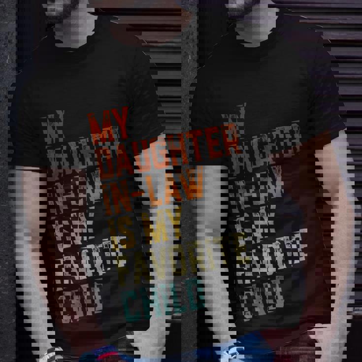 My Daughter In Law Is My Favorite Child Fathers Day In Law T-shirt Gifts for Him