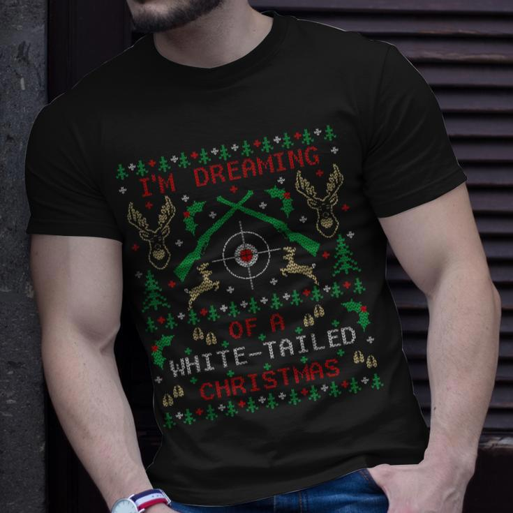 Deer Hunting Ugly Christmas Sweater Party T-Shirt Gifts for Him