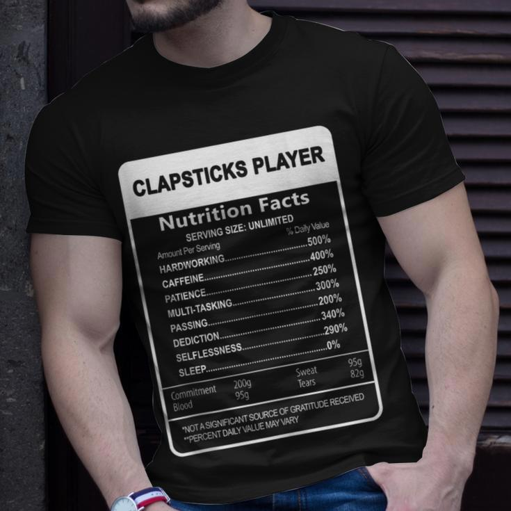 I Destroy Silence Clapsticks Player T-Shirt Gifts for Him