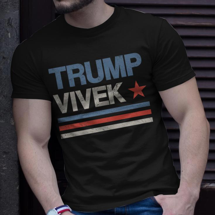 Donald Trump Vivek Ramaswamy 2024 President Republican Unisex T-Shirt Gifts for Him