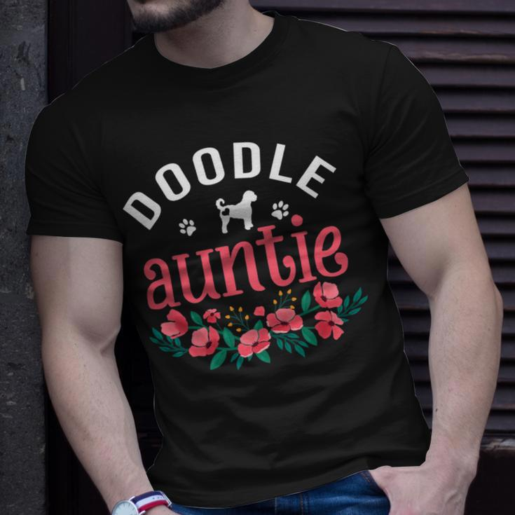 Doodle Auntie Dog Gifts Womens Goldendoodle Lover Christmas Unisex T-Shirt Gifts for Him