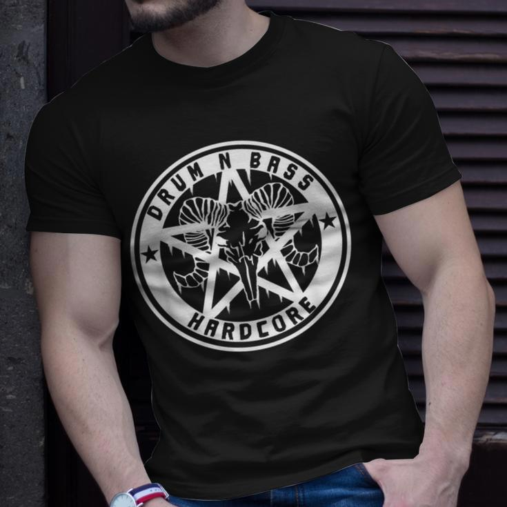 Drum N Bass Hardcore Gabber Devil Ecstasy Satan T-Shirt Gifts for Him
