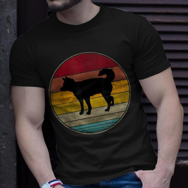 East Siberian Laika Dog Silhouette Pet Lovers Vintage Retro T-Shirt Gifts for Him
