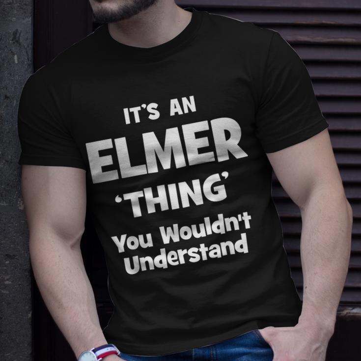 Elmer Thing Name Funny Unisex T-Shirt Gifts for Him
