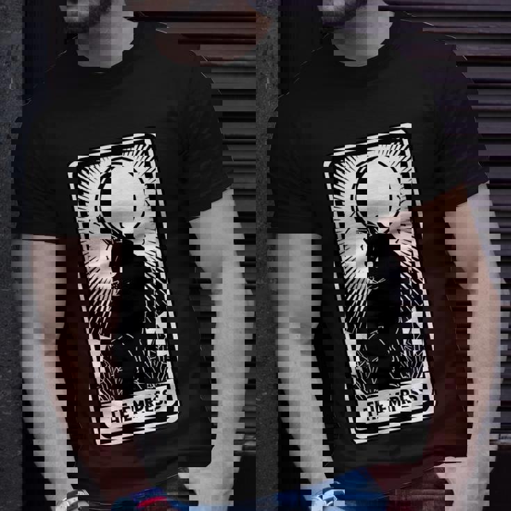 The Empress Black Cat Card Halloween Costume Horror Halloween Costume T-Shirt Gifts for Him The Empress Black Cat Card Halloween Costume Horror Halloween Costume T-Shirt Gifts for Him