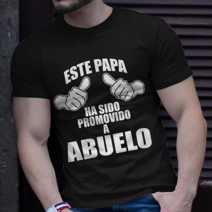 Este Papa Ha Sido Promovido A Abuelo Future Grandpa Spanish T-Shirt Gifts for Him