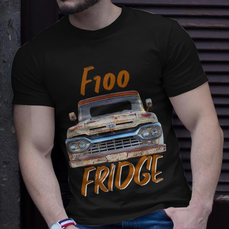 F100 Fridge Truck Graphic T-Shirt Gifts for Him