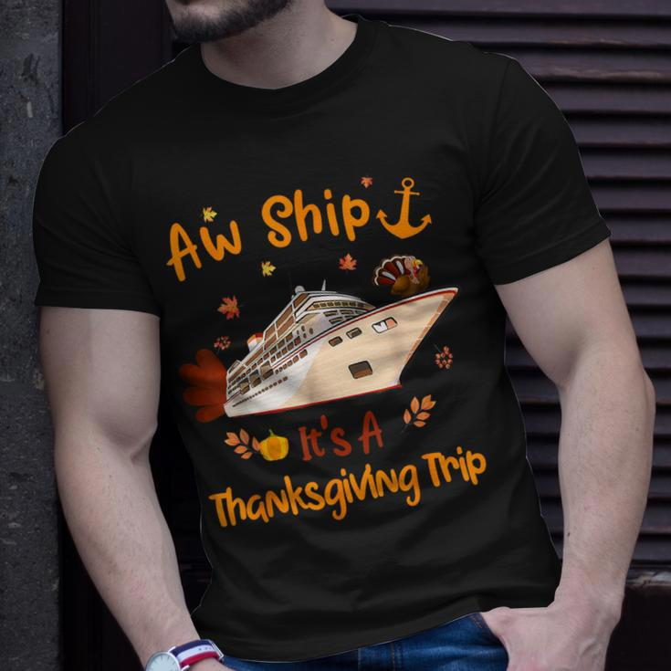 Family Thanksgiving Cruise 2023 Happy Autumn Cruise Trip T-Shirt Gifts for Him