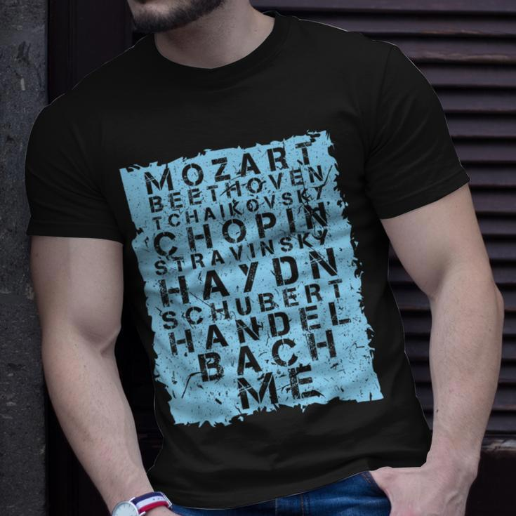 Famous Classical Music Composer Musician Mozart T-Shirt Gifts for Him