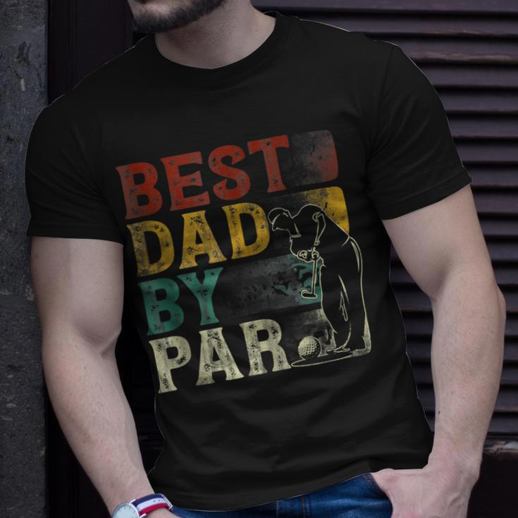 Fathers Day Best Poppy By Par Golf For Dad Grandpa Unisex T-Shirt Gifts for Him