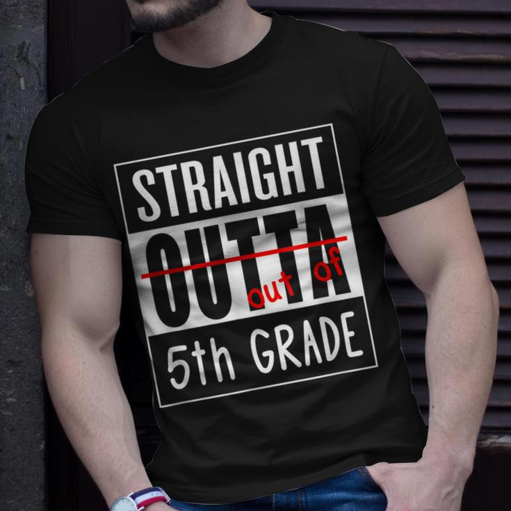 Fifth Grade Graduation Straight Outta 5Th Grade Unisex T-Shirt Gifts for Him