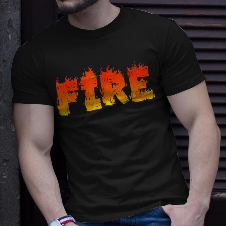 Fire Halloween Costume Fire And Ice Matching Couples T-Shirt Gifts for Him