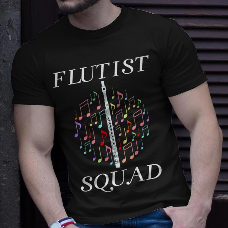 Flutist Squad Orchestra Musician Flute Player T-Shirt Gifts for Him