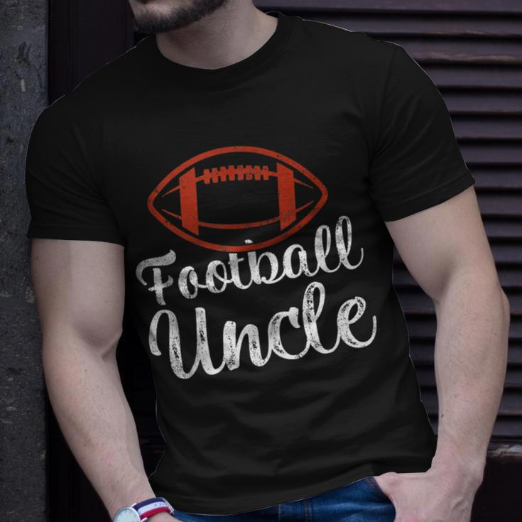 Football Sports Lover Funny Football Uncle Fathers Day Unisex T-Shirt Gifts for Him
