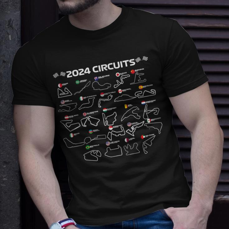 Formula Racing 2024 Circuits Race Car Formula Racing T-Shirt Gifts for Him