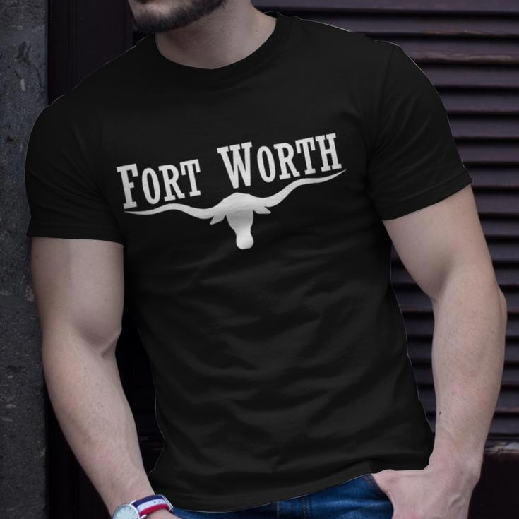 Fort Worth Flag Fort Worth City Flag T-Shirt Gifts for Him