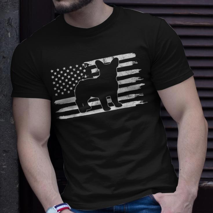 Frenchie 4Th Of July French Usa Flag Unisex T-Shirt Gifts for Him