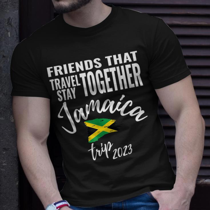 Friends That Travel Together Jamaica Girls Trip 2023 Group Unisex T-Shirt Gifts for Him