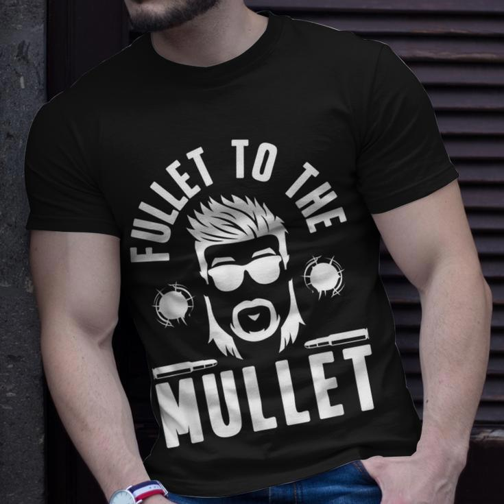 Fullet To The Mullet - Mullet Pride Funny Redneck Mullet Unisex T-Shirt Gifts for Him