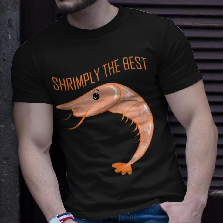 Cartoon Shrimp Lover Seafood For Culinary Chef Prawn T-Shirt Gifts for Him