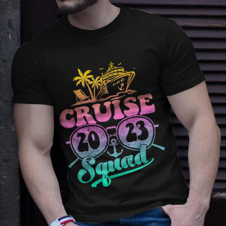 Couples Cruise Squad 2023 Family Vacation T-Shirt Gifts for Him