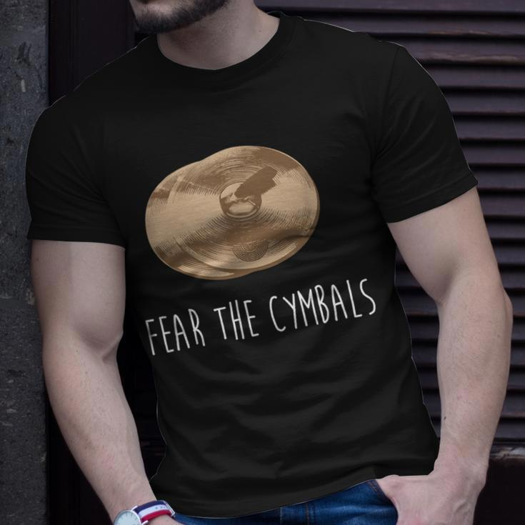 Cymbals Fear The Cymbals Marching Band Player T-Shirt Gifts for Him