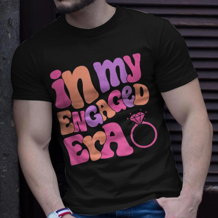 Funny Engagement Fiance In My Engaged Era Bachelorette Party Unisex T-Shirt Gifts for Him
