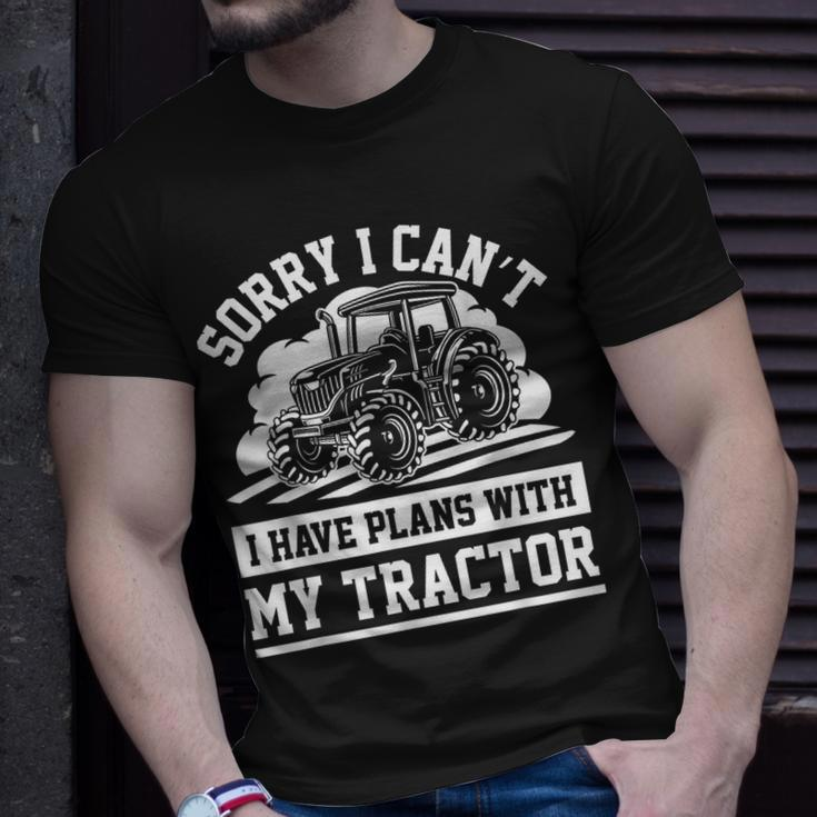 Funny Farm Tractors Farming Truck Enthusiast Saying Outfit Unisex T-Shirt Gifts for Him